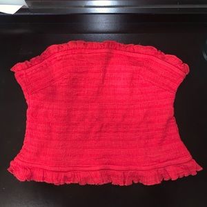 Urban Outfitters red tube top